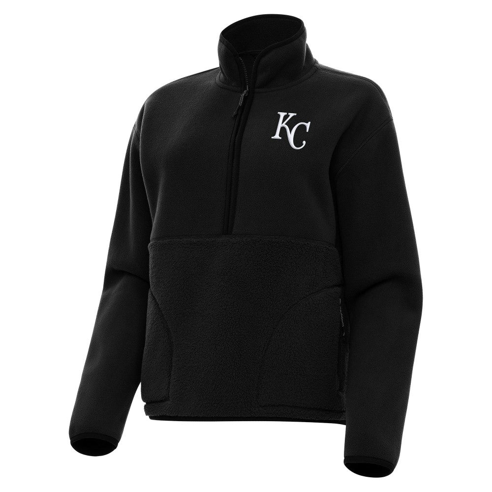 Kansas City Royals Antigua Women's Figure Half-Zip Sweatshirt | MLB US