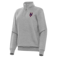 New York Mets Antigua Women's Victory Quarter-Zip Sweatshirt | MLB Discount