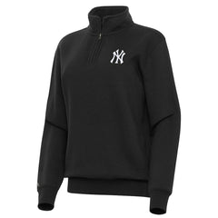 New York Yankees Antigua Women's Victory Quarter-Zip Sweatshirt | MLB Shop
