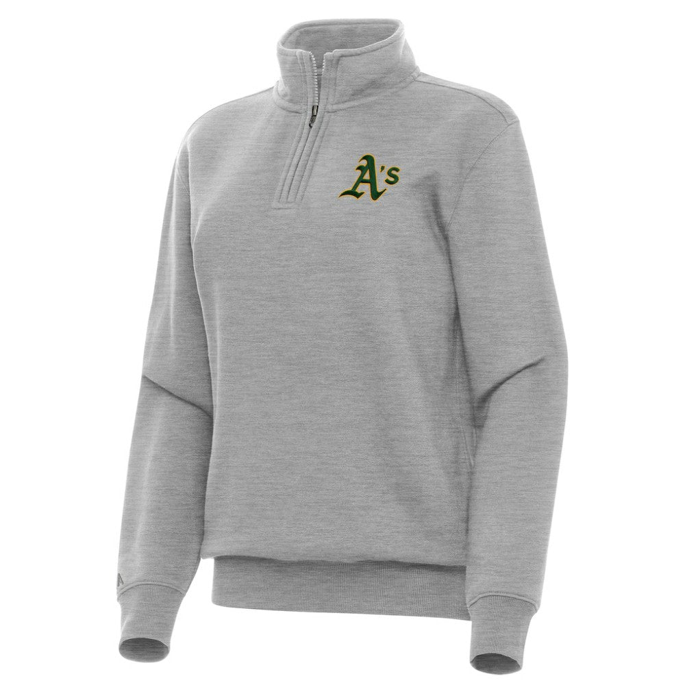Athletics Antigua Women's Victory Quarter-Zip Sweatshirt | MLB Online