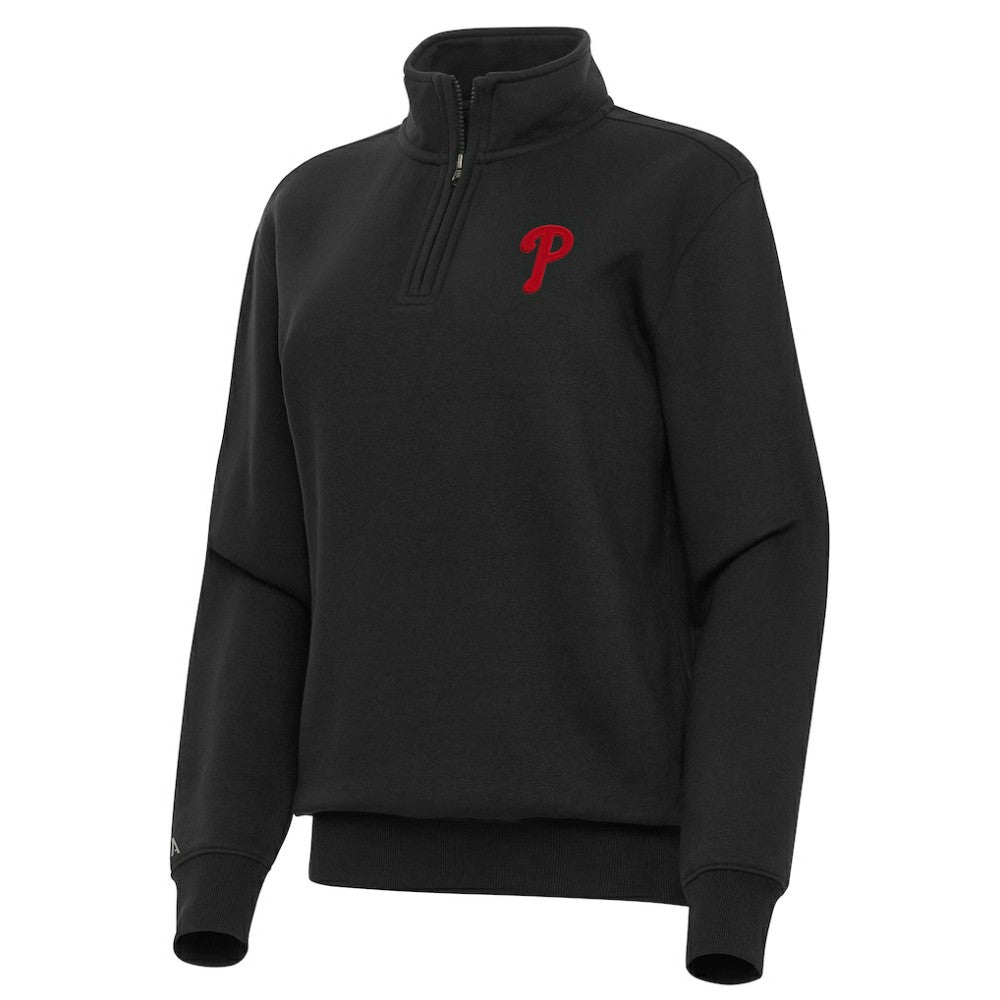 Philadelphia Phillies Antigua Women's Victory Quarter-Zip Sweatshirt | MLB Online