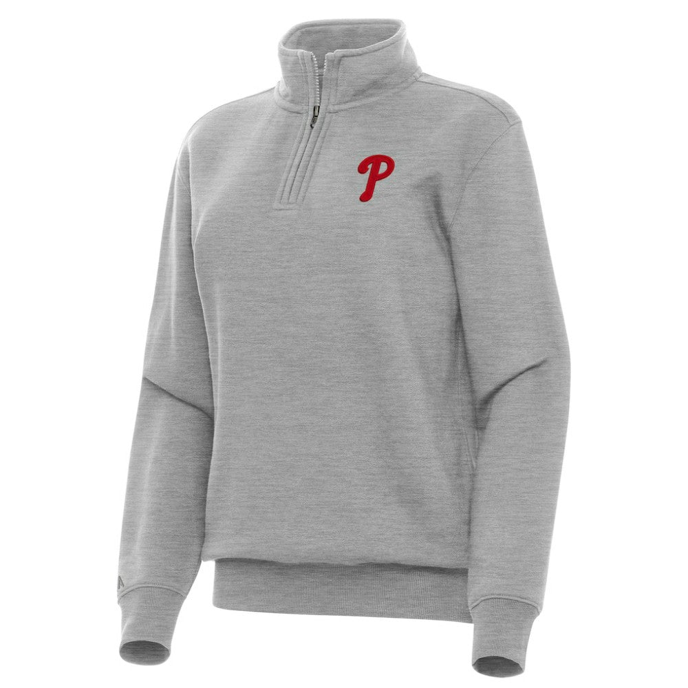 Philadelphia Phillies Antigua Women's Victory Quarter-Zip Sweatshirt | MLB US