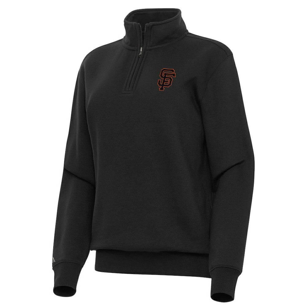 San Francisco Giants Antigua Women's Victory Quarter-Zip Sweatshirt | MLB US