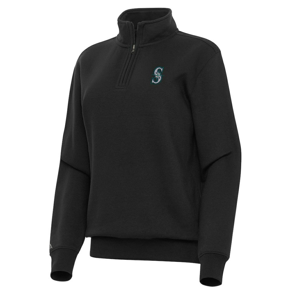 Seattle Mariners Antigua Women's Victory Quarter-Zip Sweatshirt | MLB Online