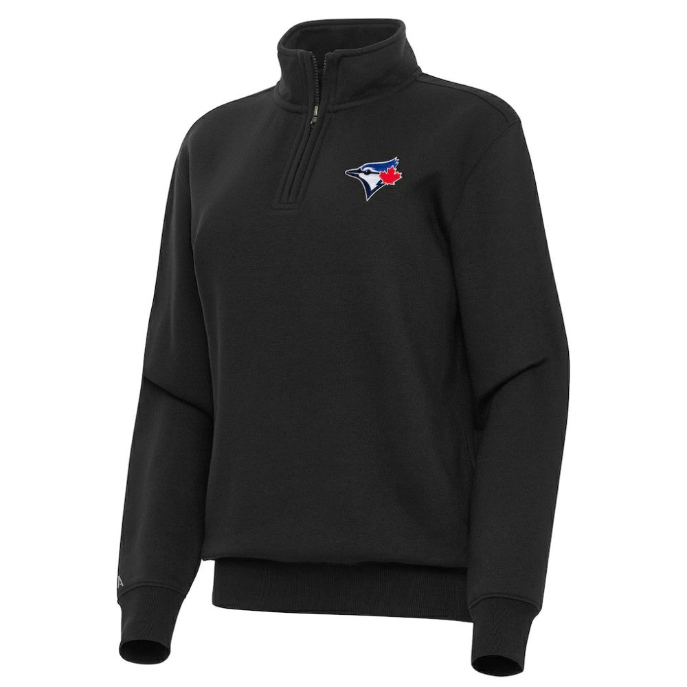 Toronto Blue Jays Antigua Women's Victory Quarter-Zip Sweatshirt | MLB For sale