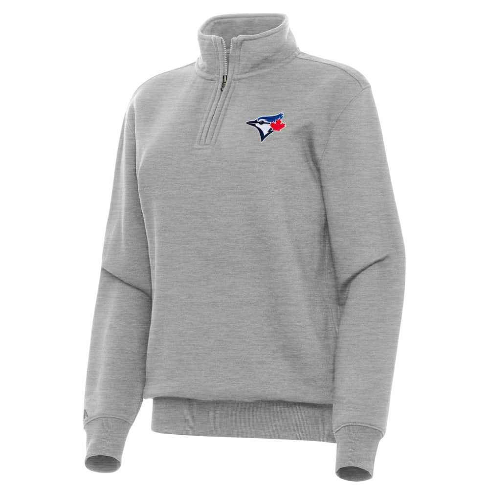 Toronto Blue Jays Antigua Women's Victory Quarter-Zip Sweatshirt | MLB On Sale