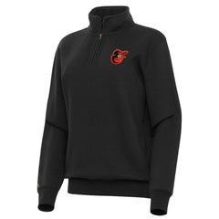 Baltimore Orioles Antigua Women's Victory Quarter-Zip Sweatshirt | MLB Outlet