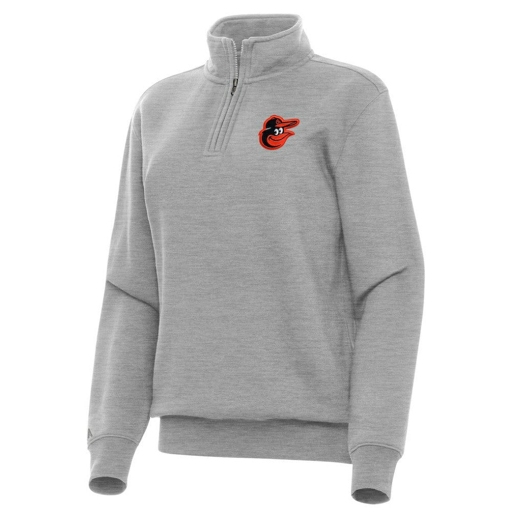 Baltimore Orioles Antigua Women's Victory Quarter-Zip Sweatshirt | MLB For sale