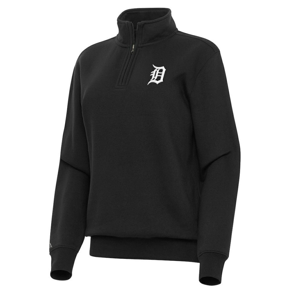 Detroit Tigers Antigua Women's Victory Quarter-Zip Sweatshirt | MLB Sale