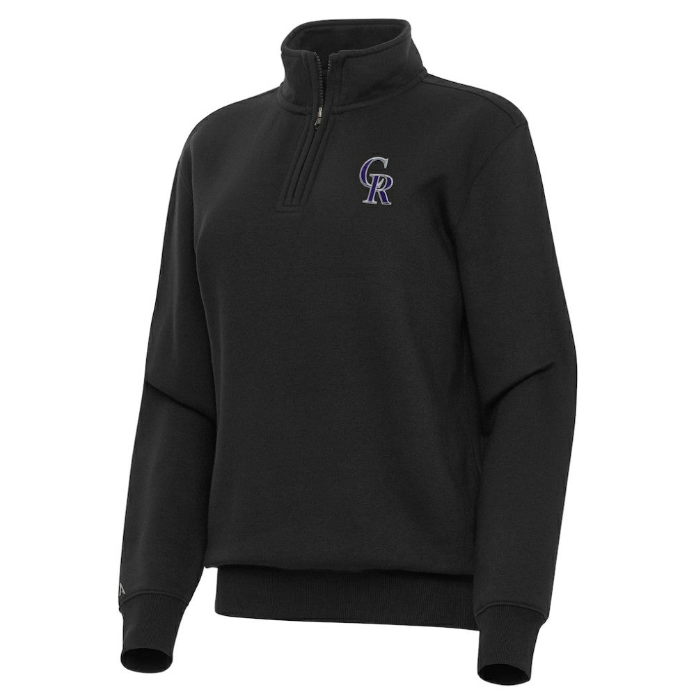 Colorado Rockies Antigua Women's Victory Quarter-Zip Sweatshirt | MLB New