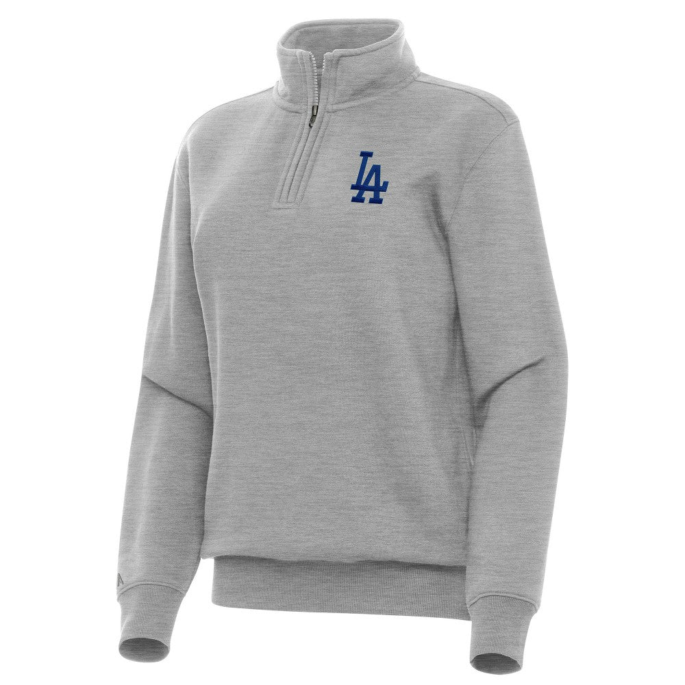 Los Angeles Dodgers Antigua Women's Victory Quarter-Zip Sweatshirt | MLB US