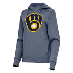 Milwaukee Brewers Antigua Women's Justice Pullover Hoodie | MLB Discount