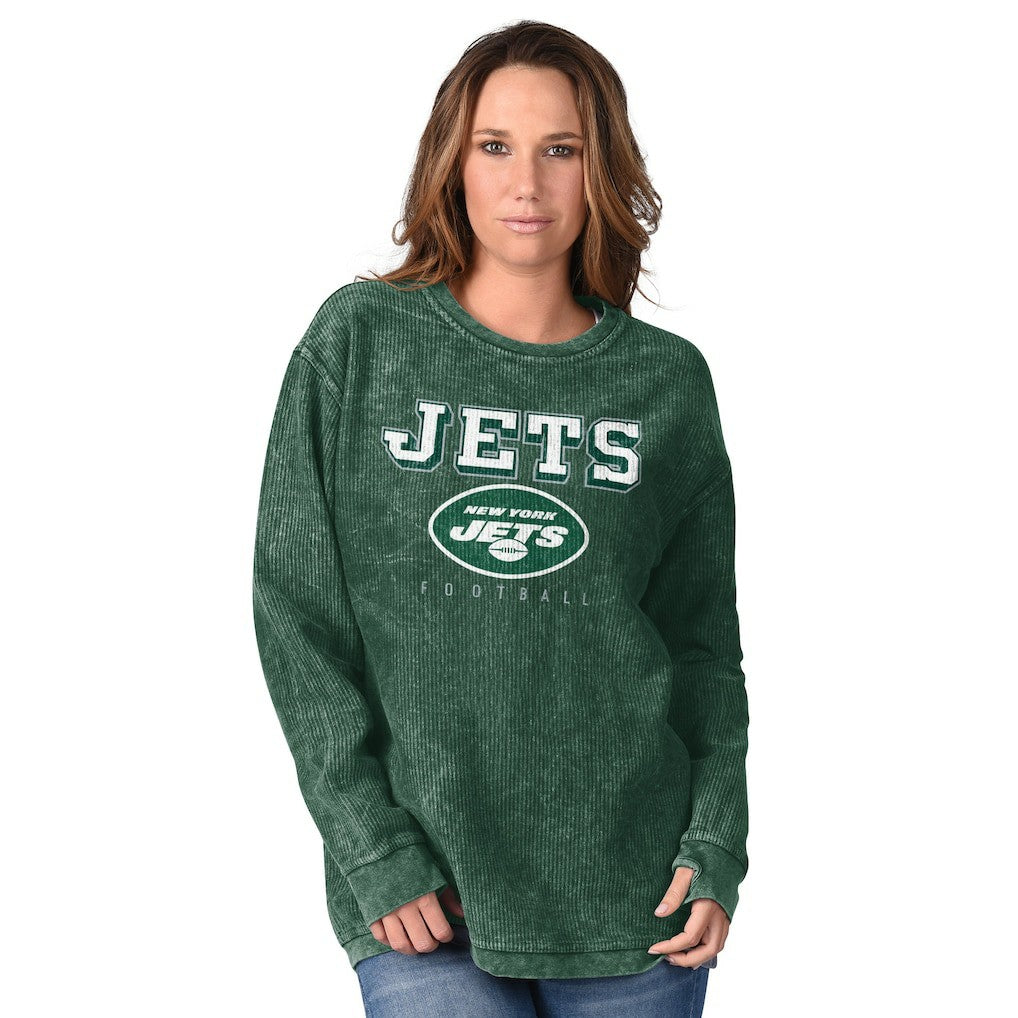 New York Jets  G-III 4Her by Carl Banks Women's Comfy Cord Pullover Sweatshirt