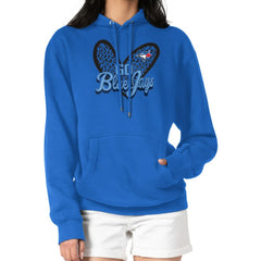 Toronto Blue Jays G-III 4Her by Carl Banks Women's Leopard Heart Pullover Hoodie | MLB Near me