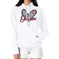 Cleveland Guardians G-III 4Her by Carl Banks Women's Leopard Heart Pullover Hoodie | MLB US