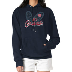 St. Louis Cardinals G-III 4Her by Carl Banks Women's Leopard Heart Pullover Hoodie | MLB Online
