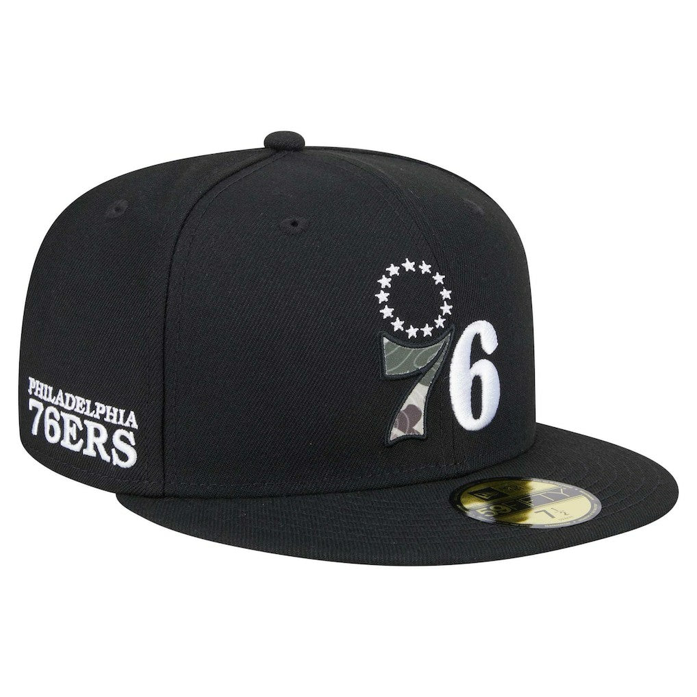 Philadelphia 76ers Camo Print UV 59FIFTY Fitted Hat Online