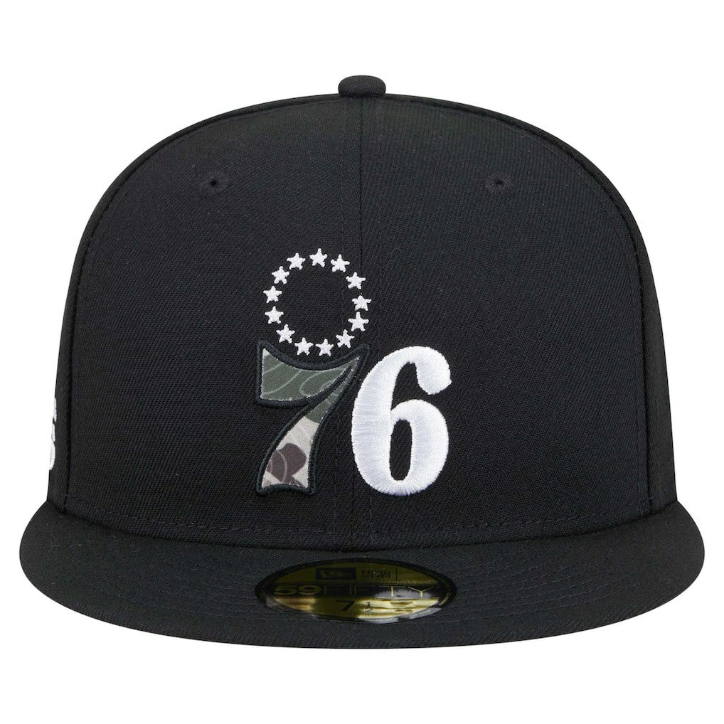 Philadelphia 76ers Camo Print UV 59FIFTY Fitted Hat Online