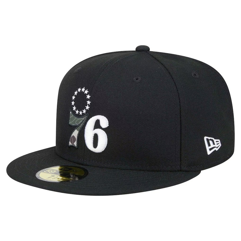 Philadelphia 76ers Camo Print UV 59FIFTY Fitted Hat Online