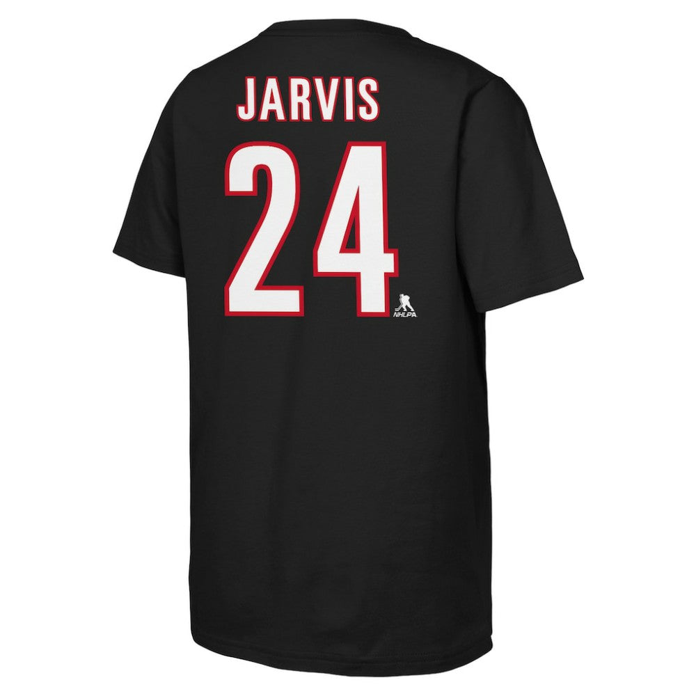 Seth Jarvis Carolina Hurricanes Youth Player Name & Number T-Shirt Discount