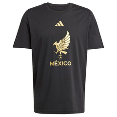 Mexico National Team 2025 Third Jersey DNA Graphic T-Shirt Black - Adidas