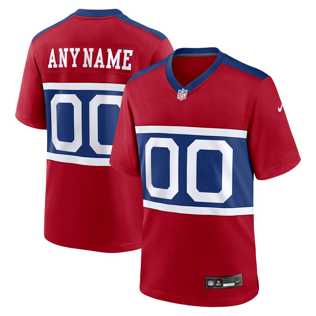 New York Giants Nike Alternate Game Custom Jersey