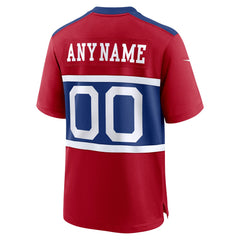 New York Giants Nike Alternate Game Custom Jersey