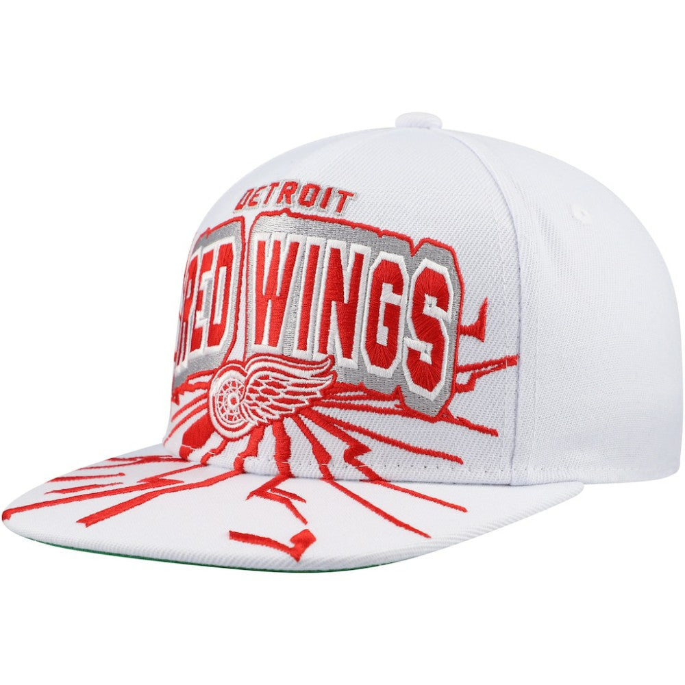 Detroit Red Wings Mitchell & Ness Youth After Shock Snapback Hat Sale