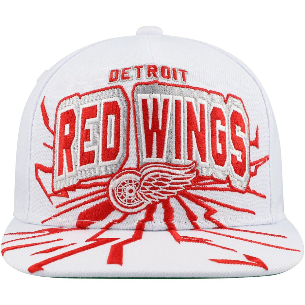 Detroit Red Wings Mitchell & Ness Youth After Shock Snapback Hat Sale