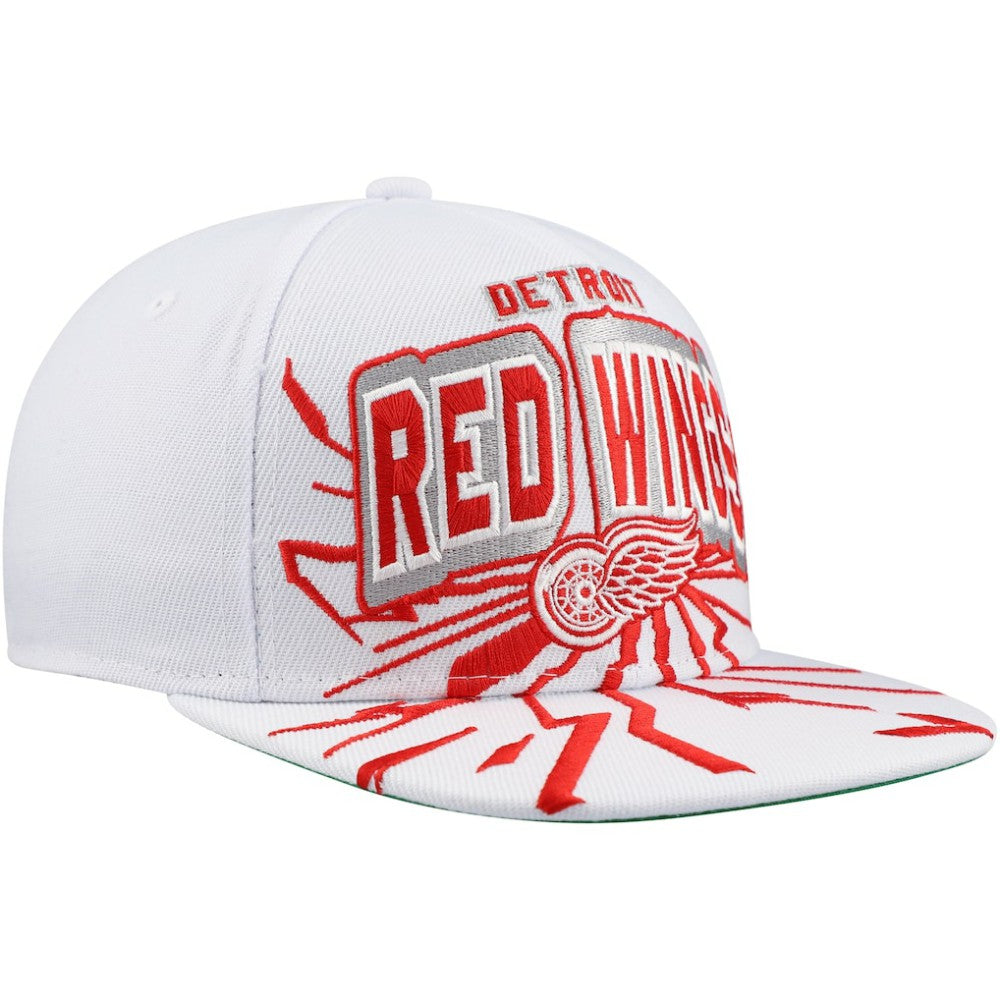 Detroit Red Wings Mitchell & Ness Youth After Shock Snapback Hat Sale