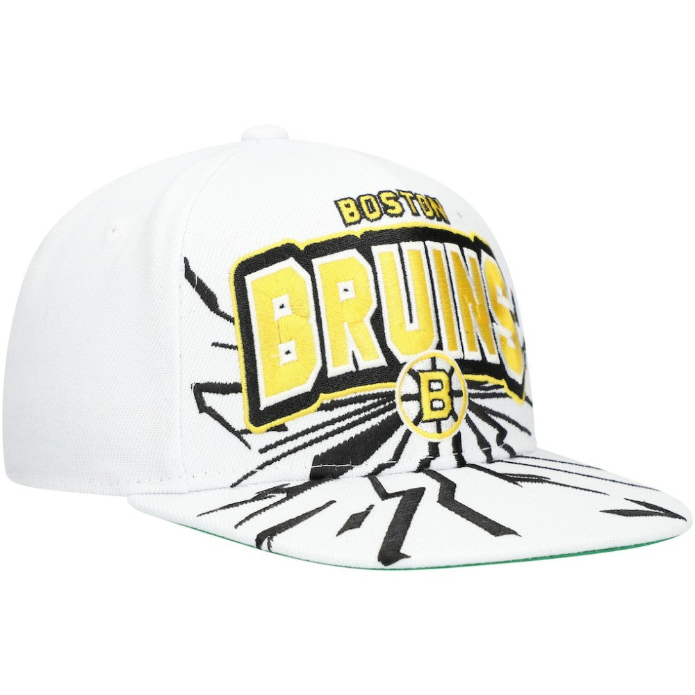 Boston Bruins Mitchell & Ness Youth After Shock Snapback Hat Outlet