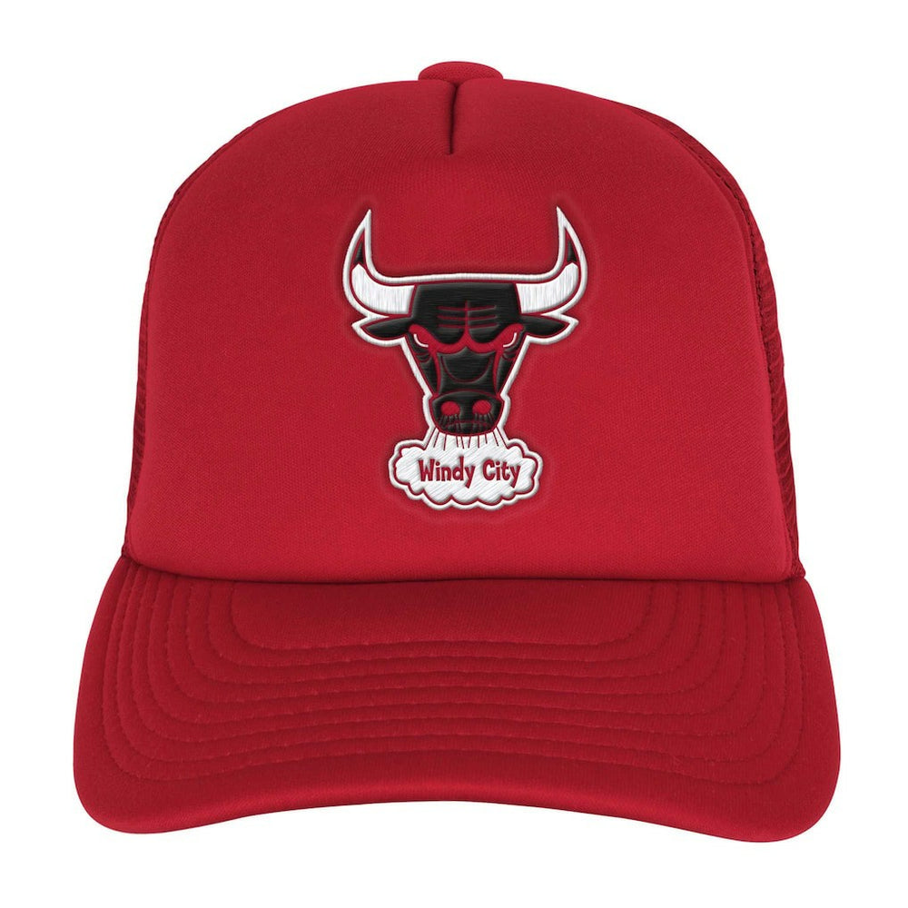 Chicago Bulls Youth Core Evergreen Trucker Adjustable Hat Discount
