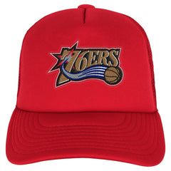Philadelphia 76ers Youth Core Evergreen Trucker Adjustable Hat On Sale