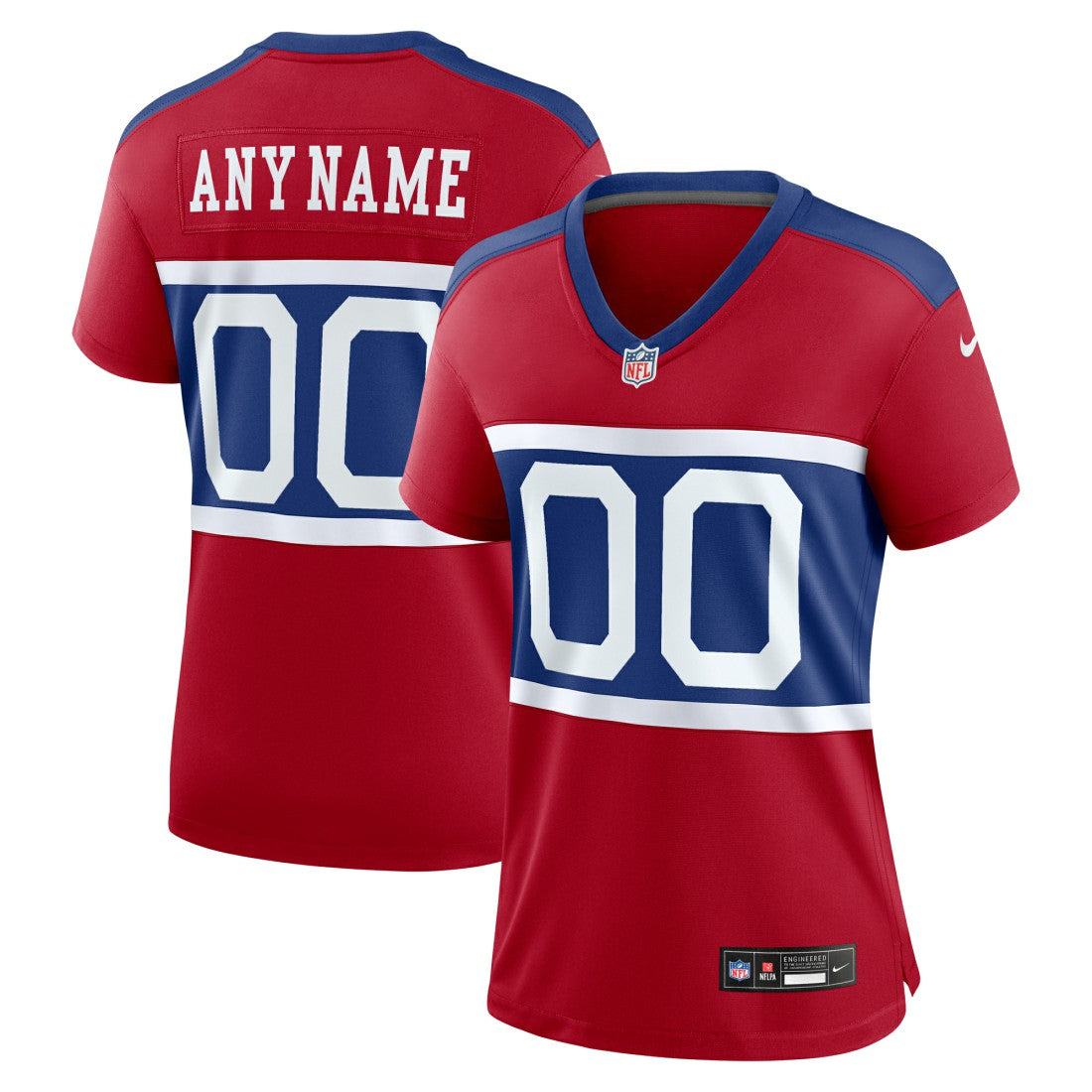 New York Giants Nike Women's Alternate Game Custom Jersey