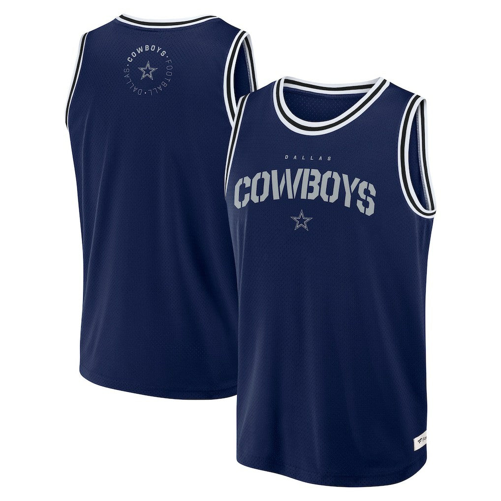 Dallas Cowboys Fanatics Elements Future Ground Jersey Tank Top