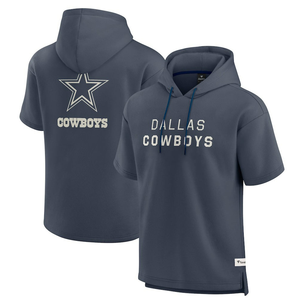 Dallas Cowboys Fanatics Elements Future Ground Lettering Short Sleeve Pullover Hoodie