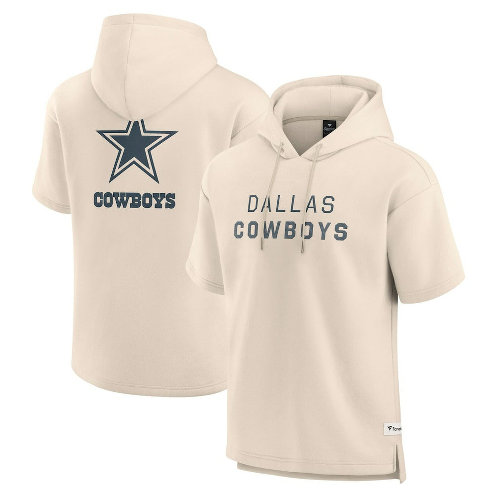Dallas Cowboys Fanatics Elements Future Ground Lettering Short Sleeve Pullover Hoodie
