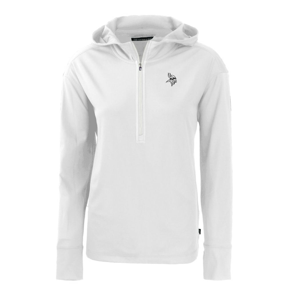 Minnesota Vikings  Cutter & Buck Women's Daybreak Eco Recycled Half-Zip Hoodie