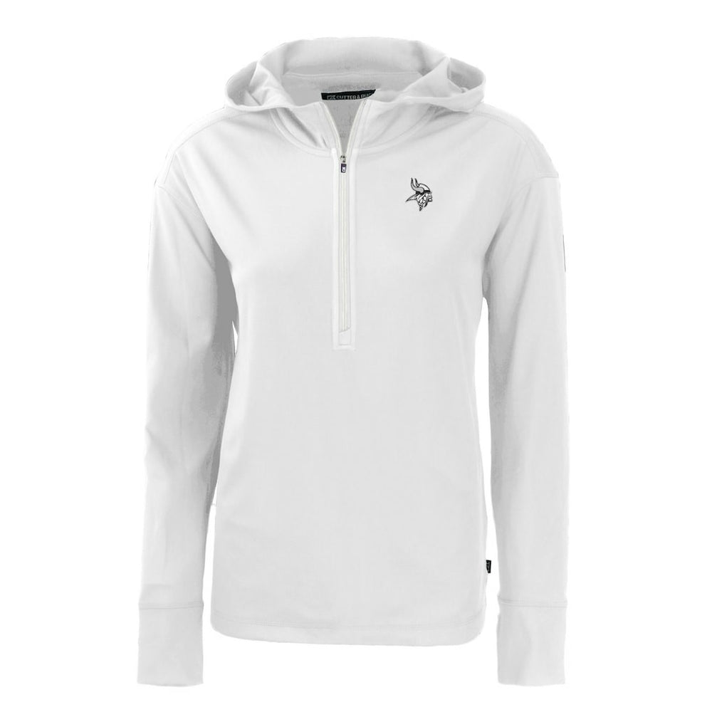 Minnesota Vikings  Cutter & Buck Women's Daybreak Eco Recycled Half-Zip Hoodie