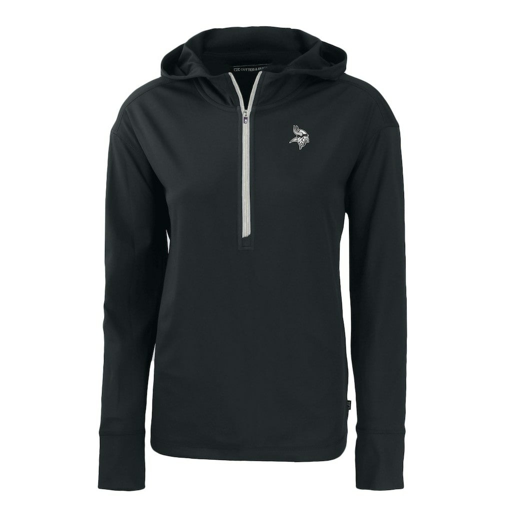 Minnesota Vikings  Cutter & Buck Women's Daybreak Eco Recycled Half-Zip Hoodie