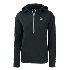 Minnesota Vikings  Cutter & Buck Women's Daybreak Eco Recycled Half-Zip Hoodie