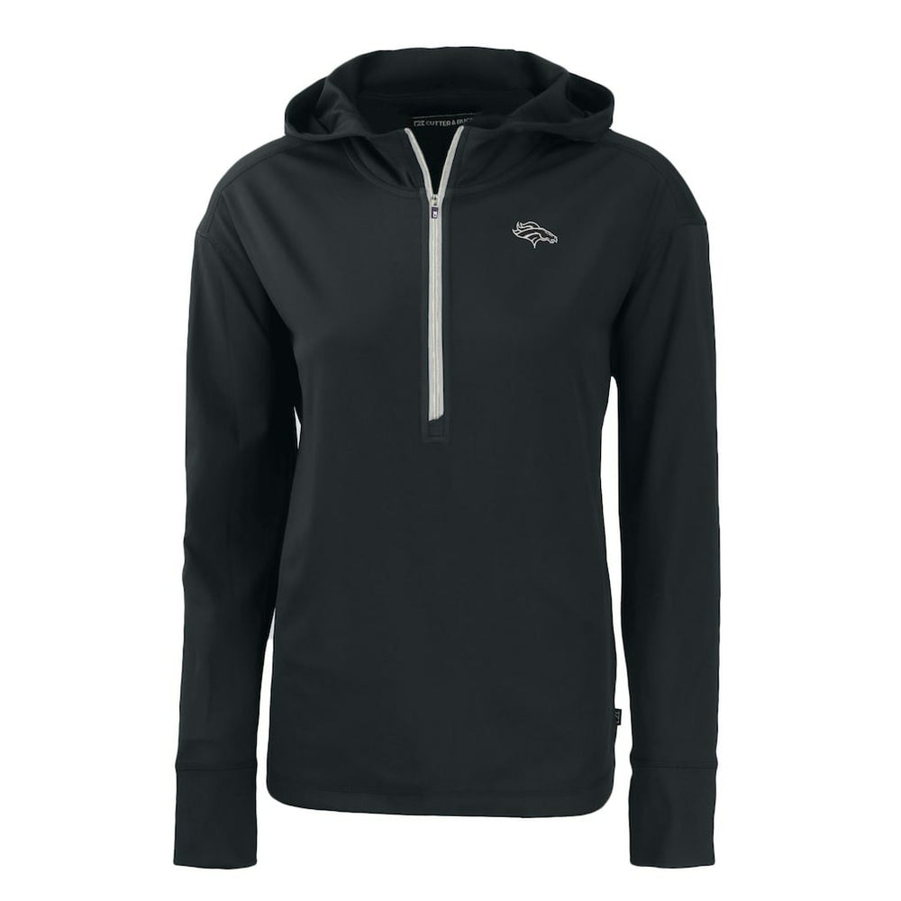 Denver Broncos  Cutter & Buck Women's Daybreak Eco Recycled Half-Zip Hoodie