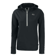 Denver Broncos  Cutter & Buck Women's Daybreak Eco Recycled Half-Zip Hoodie