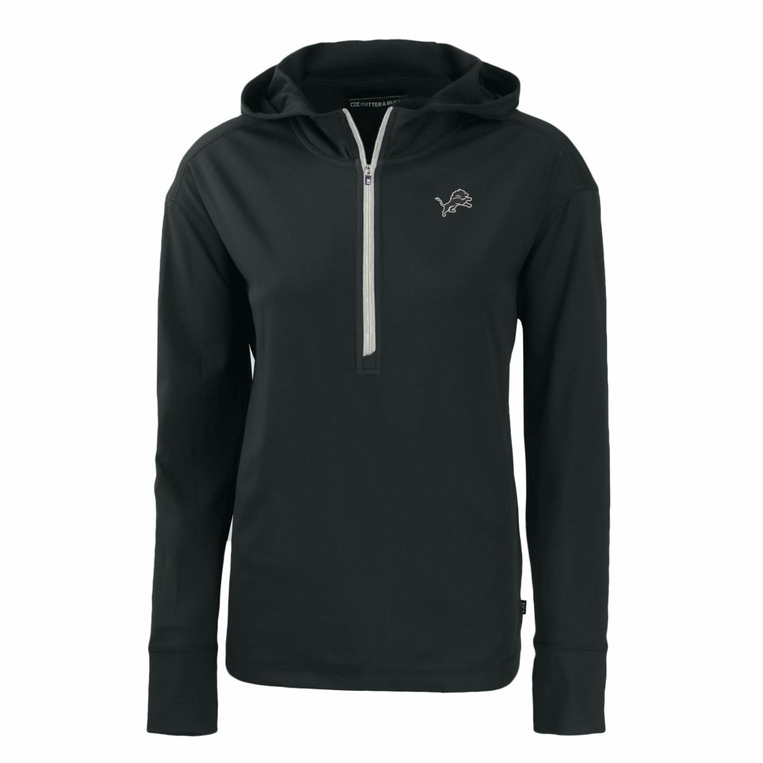 Detroit Lions  Cutter & Buck Women's Daybreak Eco Recycled Half-Zip Hoodie