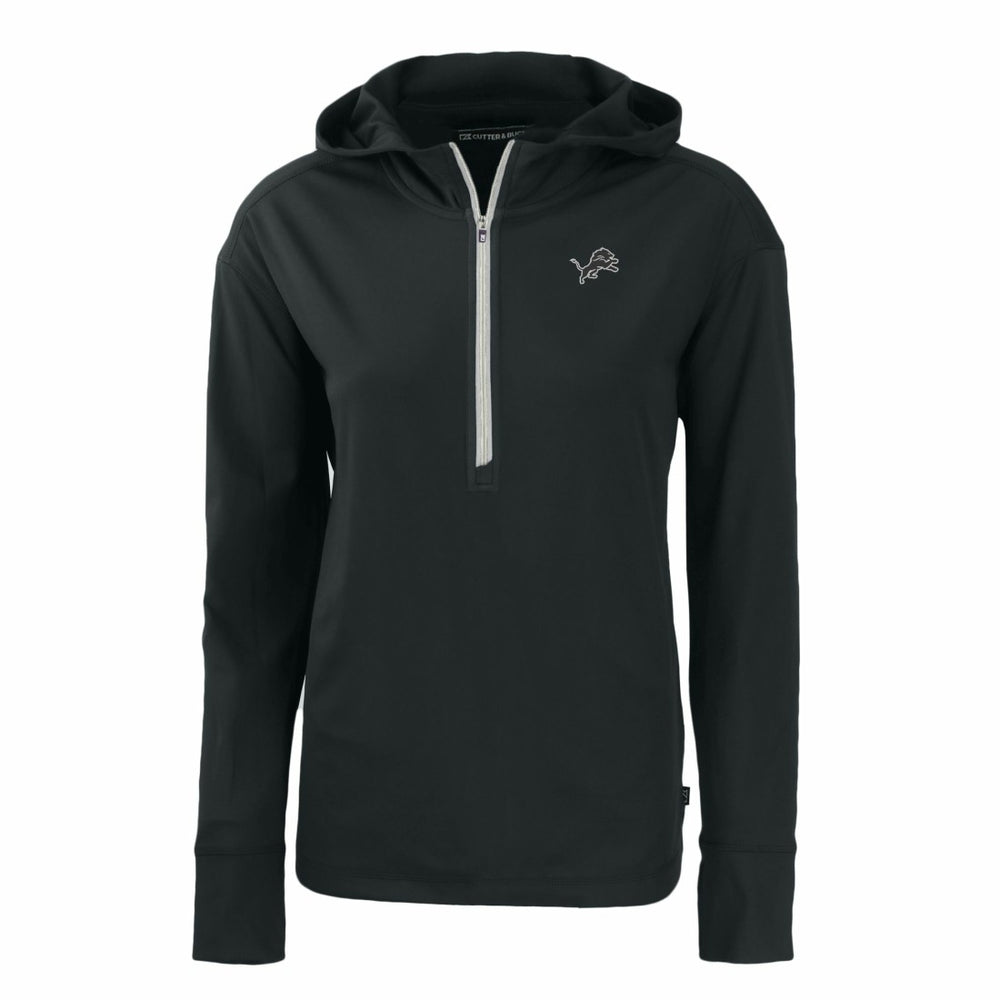 Detroit Lions  Cutter & Buck Women's Daybreak Eco Recycled Half-Zip Hoodie