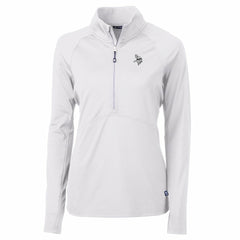 Minnesota Vikings  Cutter & Buck Women's Adapt Eco Knit Stretch Recycled Half-Zip Pullover Top