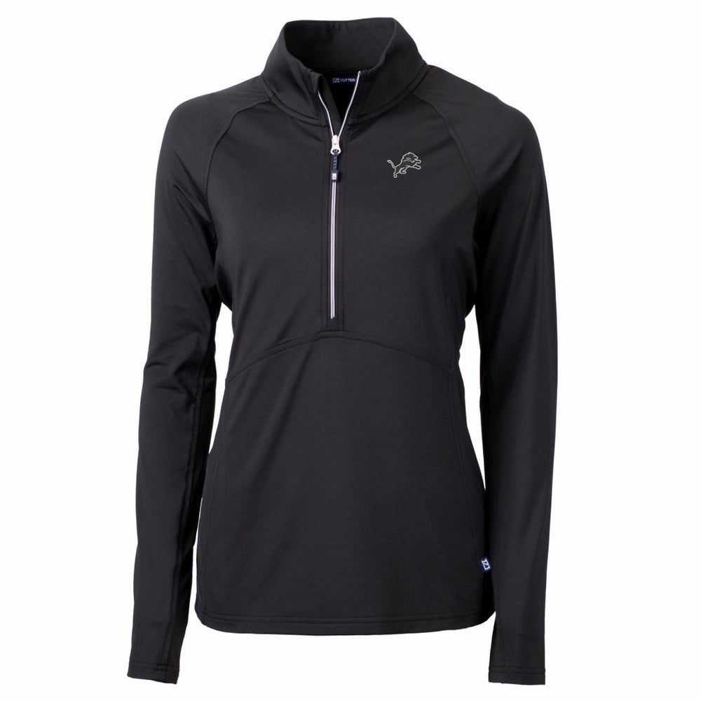 Detroit Lions  Cutter & Buck Women's Adapt Eco Knit Stretch Recycled Half-Zip Pullover Top
