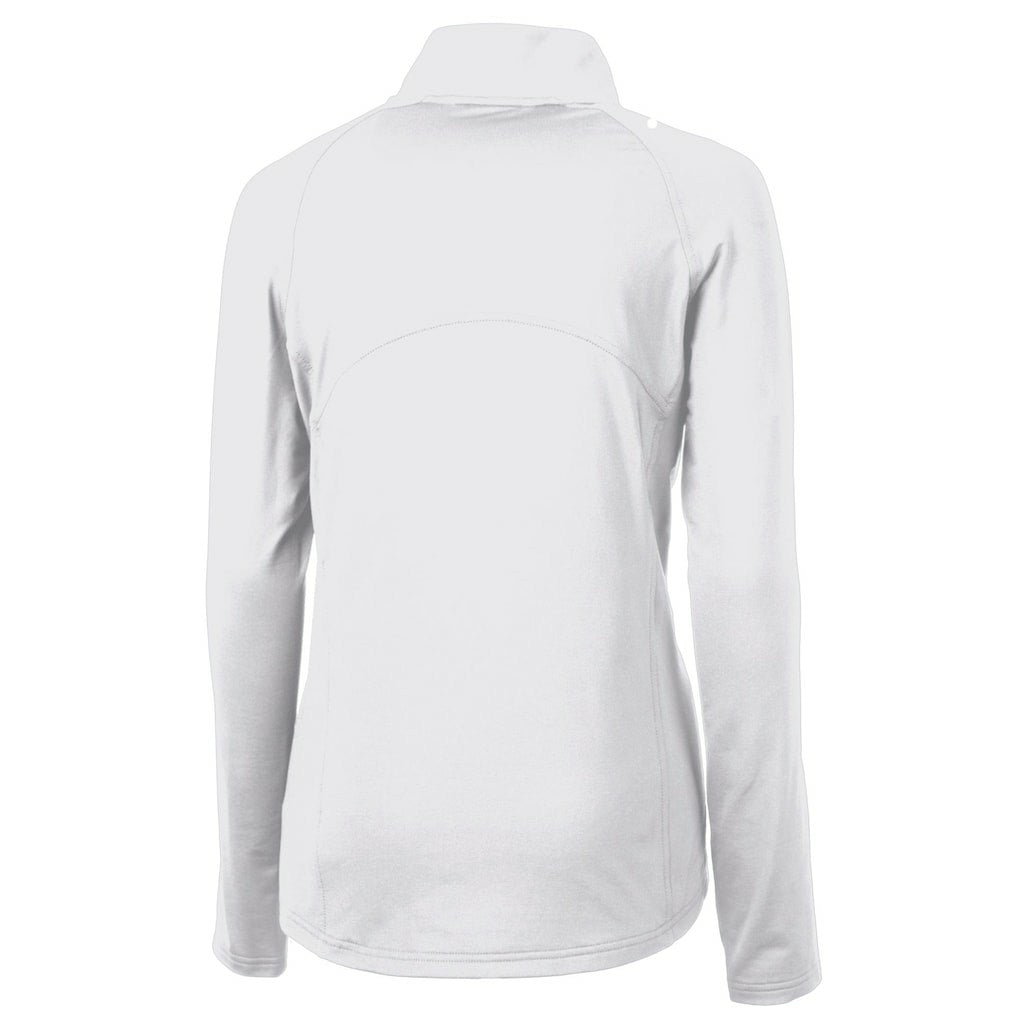 Jacksonville Jaguars  Cutter & Buck Women's Adapt Eco Knit Stretch Recycled Raglan Half-Zip Top
