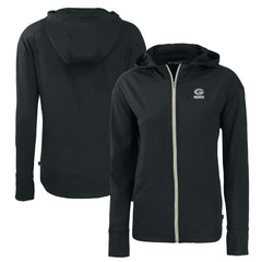 Green Bay Packers  Cutter & Buck Women's Daybreak Eco Recycled Full-Zip Hoodie