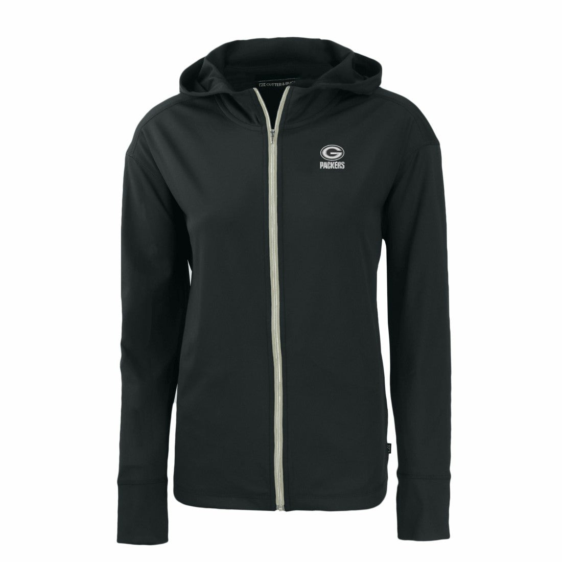 Green Bay Packers  Cutter & Buck Women's Daybreak Eco Recycled Full-Zip Hoodie